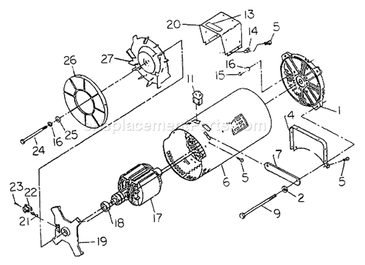 Page A Diagram and Parts List for 8871-0  Briggs and Stratton Generator